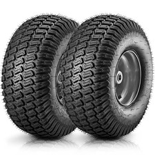 MaxAuto 2Pcs 15X6.00-6 Front Tire and wheel Assembly Replacement for Craftsma... picture