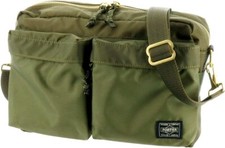 YOSHIDA KABAN PORTER 855-05457 FORCE SHOULDER BAG S Olive green Khaki NEW picture