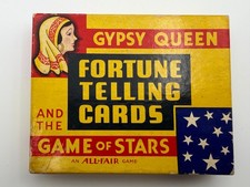Vintage Gypsy Queen Fortune Telling Cards and the Game of Stars 1950's All-Fair picture