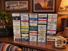 🍊Vintage 1980s/90s Lot Of 110 Classic Country Cassette Music Audio Tapes picture