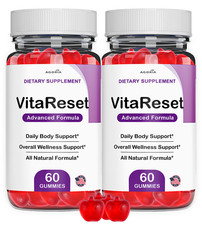 (2 Pack)VitaReset ACV Gummys For Wellness,Advanced Vita Reset Supplement Gummies picture