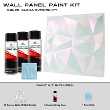 Aloha SuperShift White Wall Panel Paint Kit Magenta Pink Orange Gold Lime Green picture