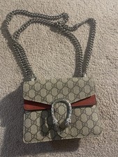 Gucci dionysus small gg supreme shoulder bag red picture