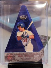 1998 PACIFIC INVINCIBLE CRAMER'S CHOICE DARK BLUE #6 Mike Piazza /80  picture