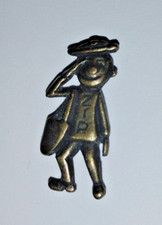 VINTAGE MR ZIP USPS POST OFFICE PIN BRASS COLOR picture