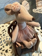 Maileg Ballerina mouse, Little sister - Light Pink New with Tags picture