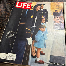 LIFE Magazine John F. Kennedy Lot Special Issue Nov & Dec 1963 picture