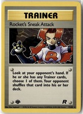 Rocket's Sneak Attack (72) Rare Team Rocket 72/82 1st Edition NM picture