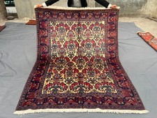 5x7 Antique Caucasian Medallion Rug | Hand-Knotted Tribal Wool Nomadic Area Rug picture