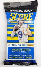 2022 Panini Score NFL Football Hanger Pack 60 Cards new sealed picture