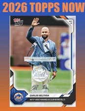 💥2026 Topps Now #692💥CARLOS BELTRAN #15 Retired by Mets -  Presale picture