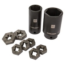 Steelman 9 Piece Split Die Wheel Stud Repair/Rethreading Kit 60375 picture