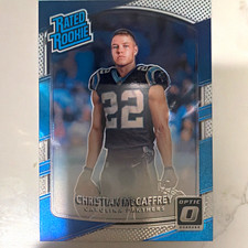 Panini 2017 Donruss Optic Christian McCaffrey #168 Rated Rookie RC Panthers picture