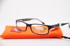 NEW RAY-BAN RB 5114 2034 BLACK CLEAR AUTHENTIC EYEGLASSES 52-16 picture