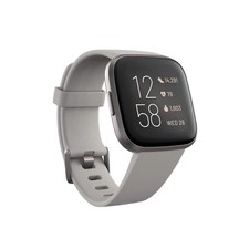 NEW Fitbit Versa 2 Health & Fitness Smartwatch - Stone/Mist Grey Aluminum picture