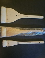 Vintage Hake Paint Brush Set Lot of 3 Weber Prima Artist Yasutomo 4