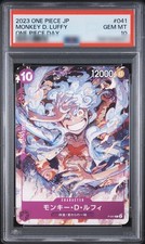 2023 ONE PIECE JAPANESE PROMOS ONE PIECE DAY #041 MONKEY D. LUFFY PSA 10 WW picture