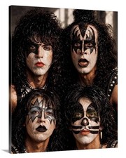 KISS Band Canvas 16x20 Gene Simmons Ace Frehley Paul Stanley Peter Criss picture