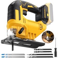 Cordless Jig Saw for Dewalt 20V Battery, Brushless Jig Saw with LED Work Light picture