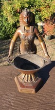 Vintage 1920's Art Deco Vantine's No 1272 Egyptian Revival Incense Burner France picture