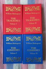 ~Brand New~ 4 Book Lot William Shakespeare The Tragedies /The Comedies HC picture