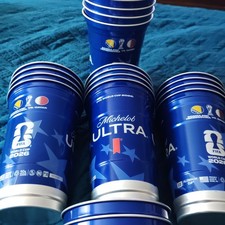 Michelob ULTRA FIFA World Cup 2026. (Set Of 4 Cups) Bosnia🇧🇦 Vs. Qatar🇶🇦 picture
