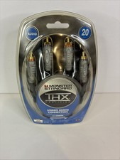 Monster Standard THX Certified Stereo Audio Connection Cables Dolby 20ft NIB picture