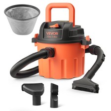 VEVOR 2.6 Gal Shop Wet Dry Vacuum 2.5HP Portable 800W with Nozzles for Jobsite picture