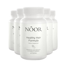 5-Pack NOOR Healthy Hair Formula - NOOR Hair Growth Support Capsules - 300Caps picture