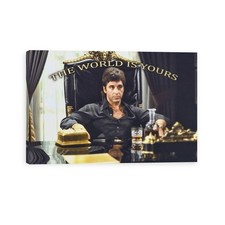 Classic Gangster Movie The World Is Yours Canvas Print picture