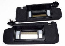 Sunvisor Black Suede with Lighted Mirror Adjust Bar Malibu LaCrosse Verano picture