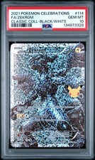 2021 Pokemon Celebrations Classic Zekrom FA Full Art Black/White #114 PSA 10 picture