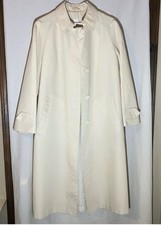 Vintage cream outerwear/raincoat from Sears- size 16 button closure picture