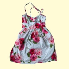 Abercrombie & Fitch Pink Floral Halter Child Sundress Size XS picture