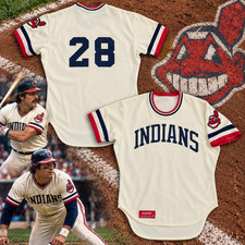 Cleveland Indians Chief Wahoo Rawlings #28 Jersey Sz 42 USA Vintage 70s 80s picture