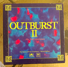 Vintage 1991 Outburst II Board Game Second Edition 100% COMPLETE Great Shape picture