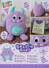 Giggle Scape Beastie Buds Plush Monster Purple/Blue Super Soft Tag Attached picture
