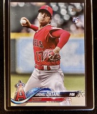 Shohei Ohtani RC 2018 Topps Update Series #US1 Angels Dodgers Red Jersey GOAT M+ picture