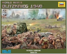 Zvezda Models Blitzkrieg 1940 Historical Wargame Starter Set picture