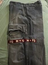 Rare Vintage Burgundy Strap Jeans picture