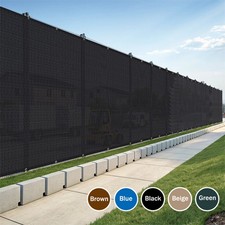 3/4/5/6/8ft Privacy Fence Wind Screen Heavy Duty Fencing Shade Sail Garden Net picture