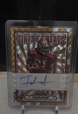 2024 Topps Finest - Finest Greats Autographs Frank Gore Gold  Refractor /50  picture