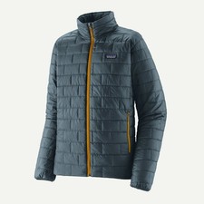 Patagoni Mens Nano Puff Insulated Jacket Lightweight Summit Blue NEW picture