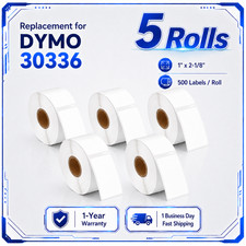 DYMO 30336 Multipurpose Labels Fit for LabelWriter 450 4XL  1” X 2 1/8” 5 Rolls picture