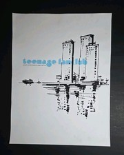 Vintage Teenage Fanclub 2005 Concert Poster Jason Munn Signed Limited Ed 31/211 picture