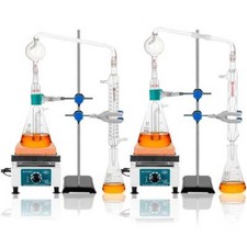 Volatile Acid Glassware Set 1000-2000ml Boiling Distillation Chemistry Lab Kit picture