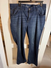 Lee Womens Plus Regular Fit Bootcut Jeans Mid Rise Flex Motion Denim       13-40 picture
