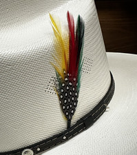 STETSON & RESISTOL  ORIGINAL CLASSIC COLORED COWBOY HAT FEATHER picture