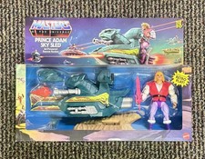 2019 Masters of the Universe - Mattel - PRINCE ADAM & SKY SLED - Retro Play -NIB picture