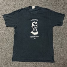 Vintage Y2K RARE Lower East Side Tenement Museum NYC Black GRAIL T-Shirt Sz L picture